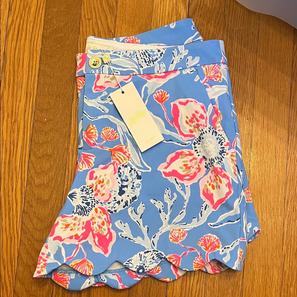 Lilly Pulitzer Scalloped Shorts